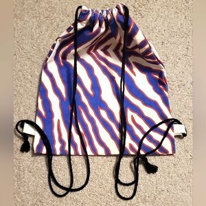 Buffalo Bills Zubaz Print Canvas Drawstring Bag